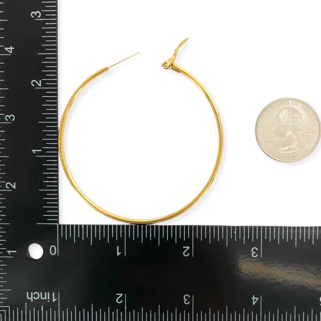 Gold Hoop Earring