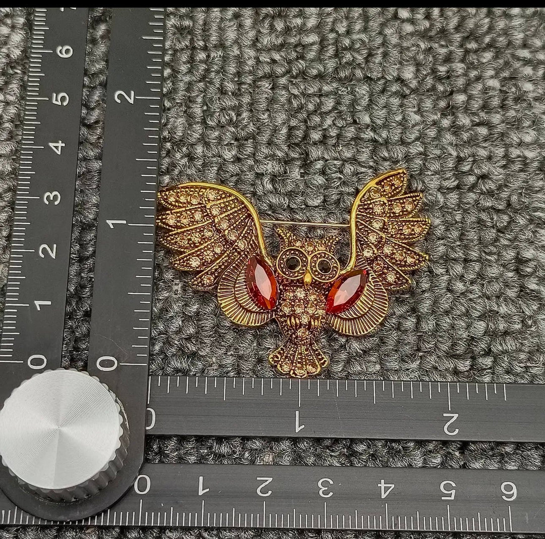 Vintage Owl Brooch