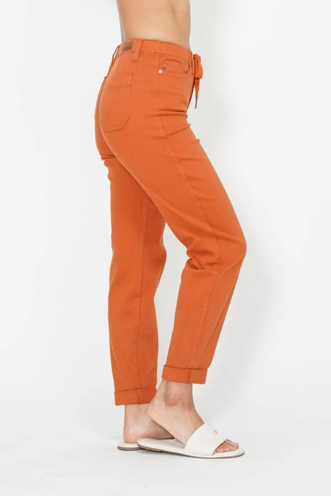 AUBURN ORANGE  DOUBLE CUFF JOGGER Denim Jeans