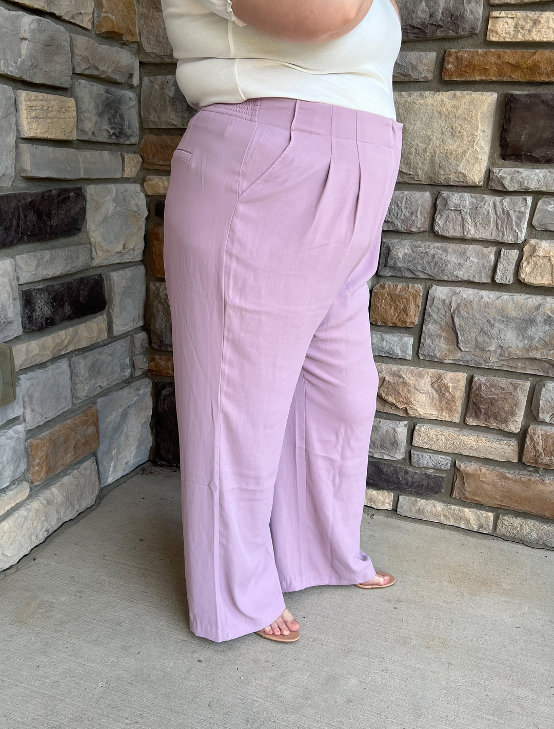 Lilac Wide Leg Pant