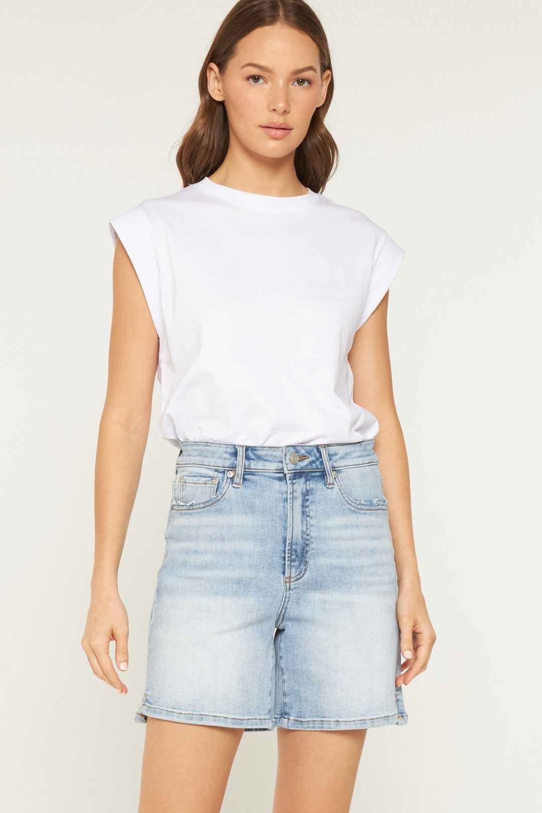 Mica High Bermuda Shorts Denim Jeans