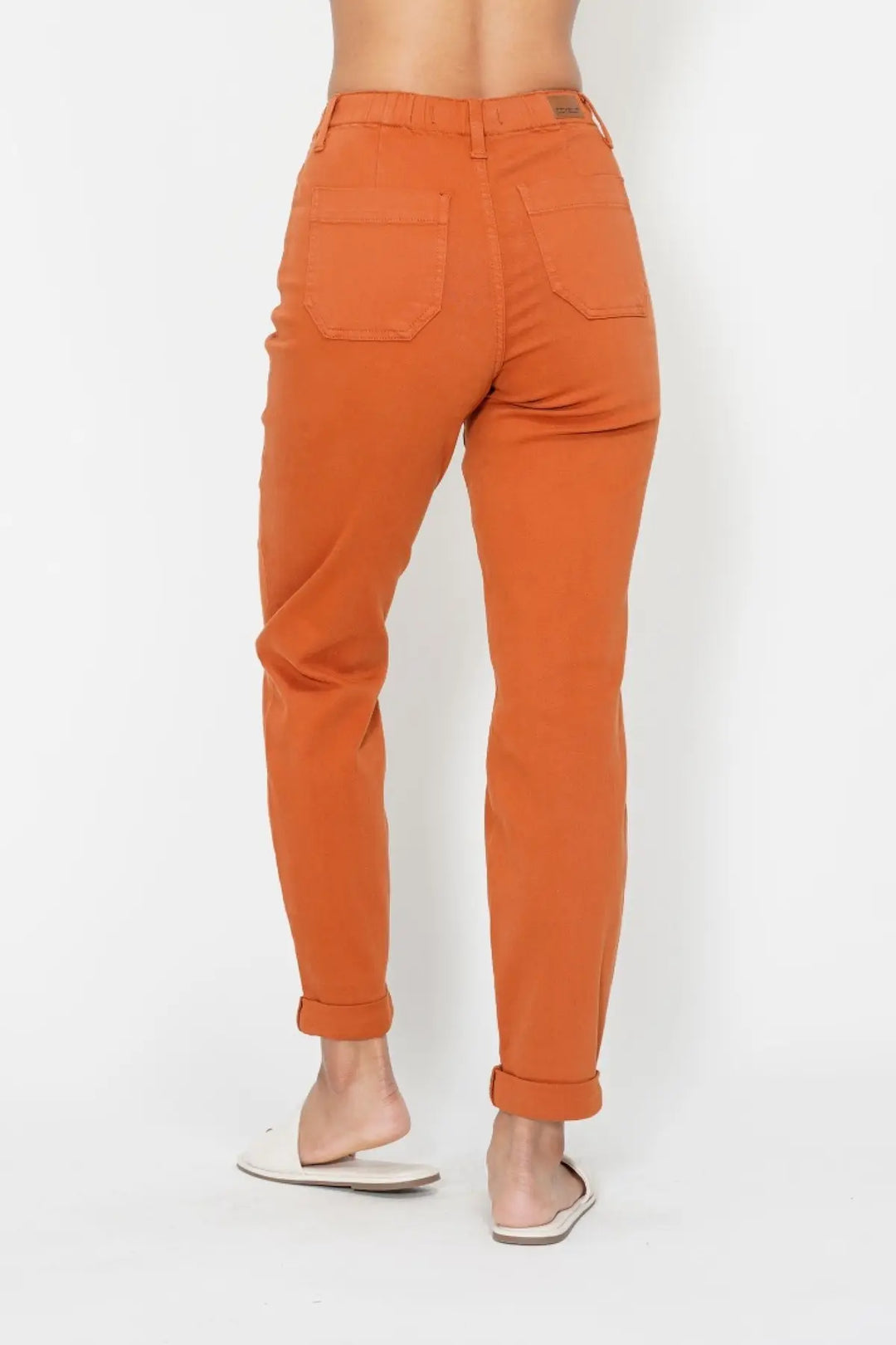AUBURN ORANGE  DOUBLE CUFF JOGGER Denim Jeans