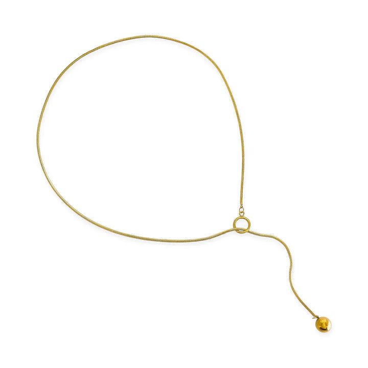 Rope Chain Lariat Necklace