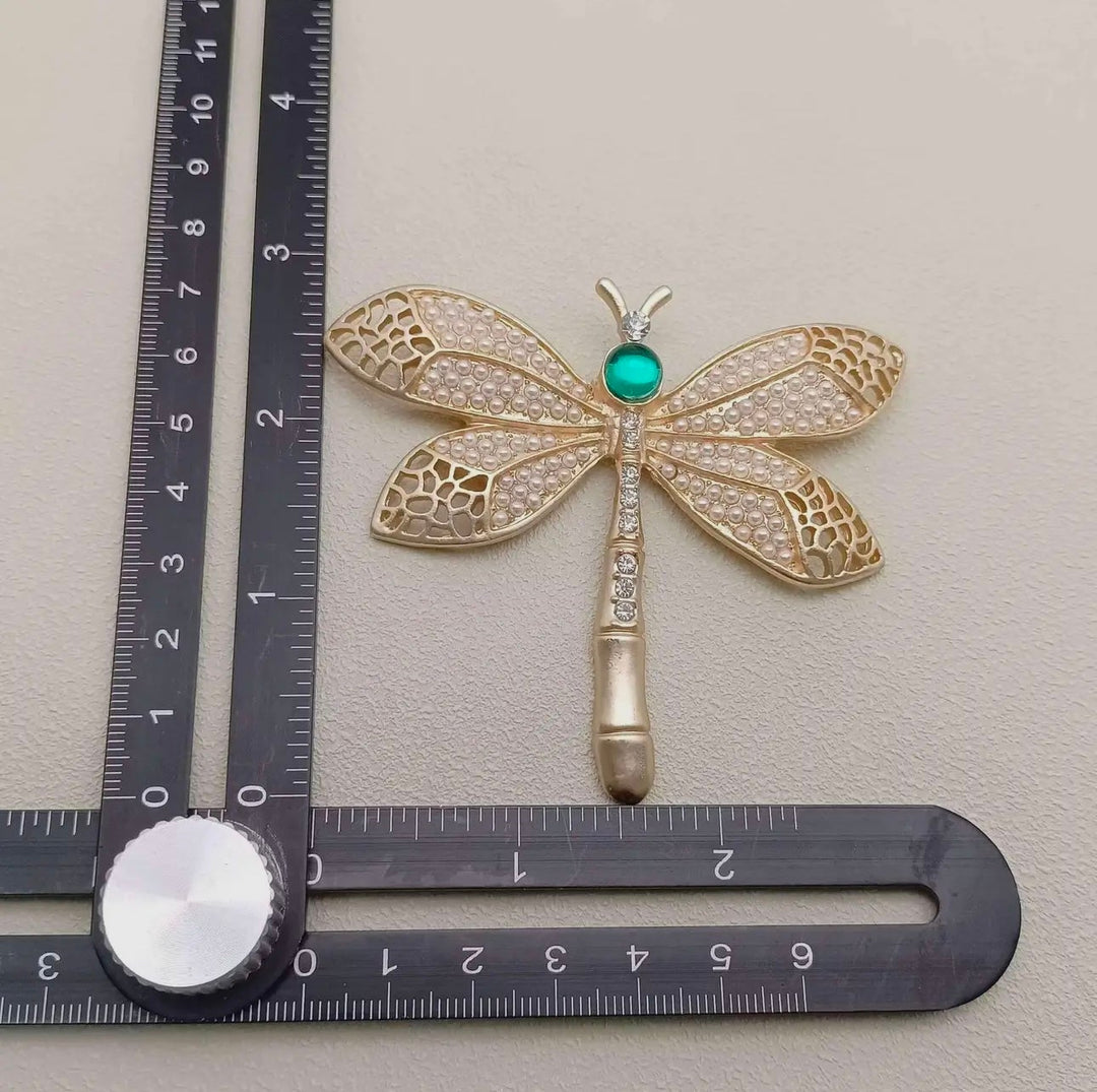 Vintage Golden Dragonfly