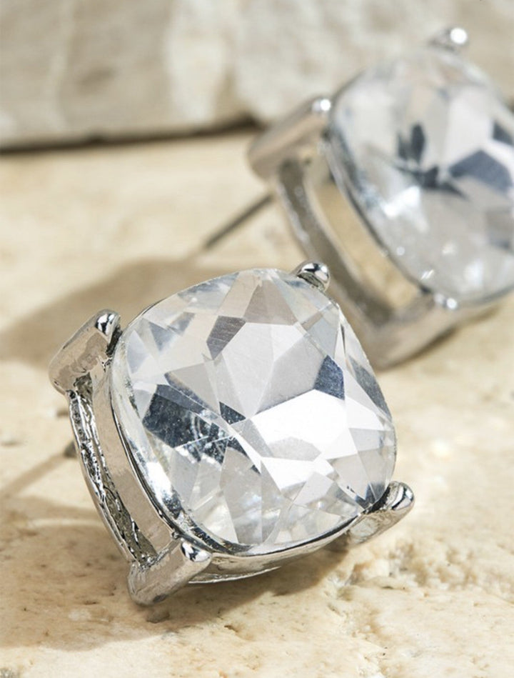 Bougie Crystal Stud Earrings