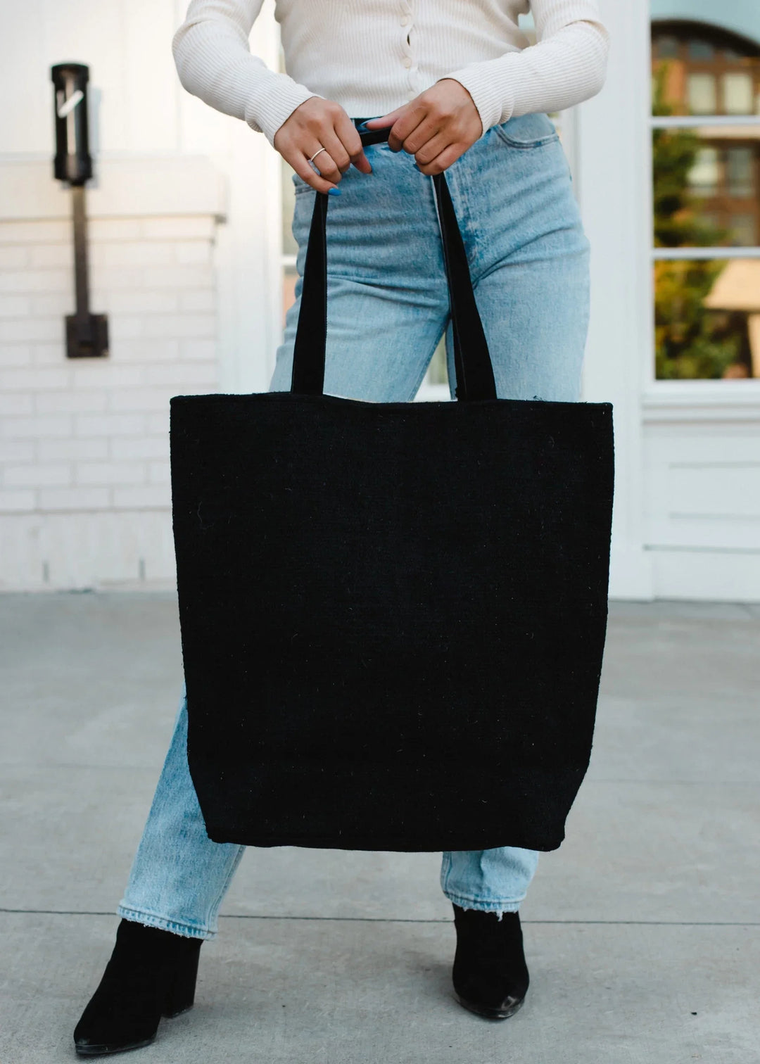 Black Aztec Tote