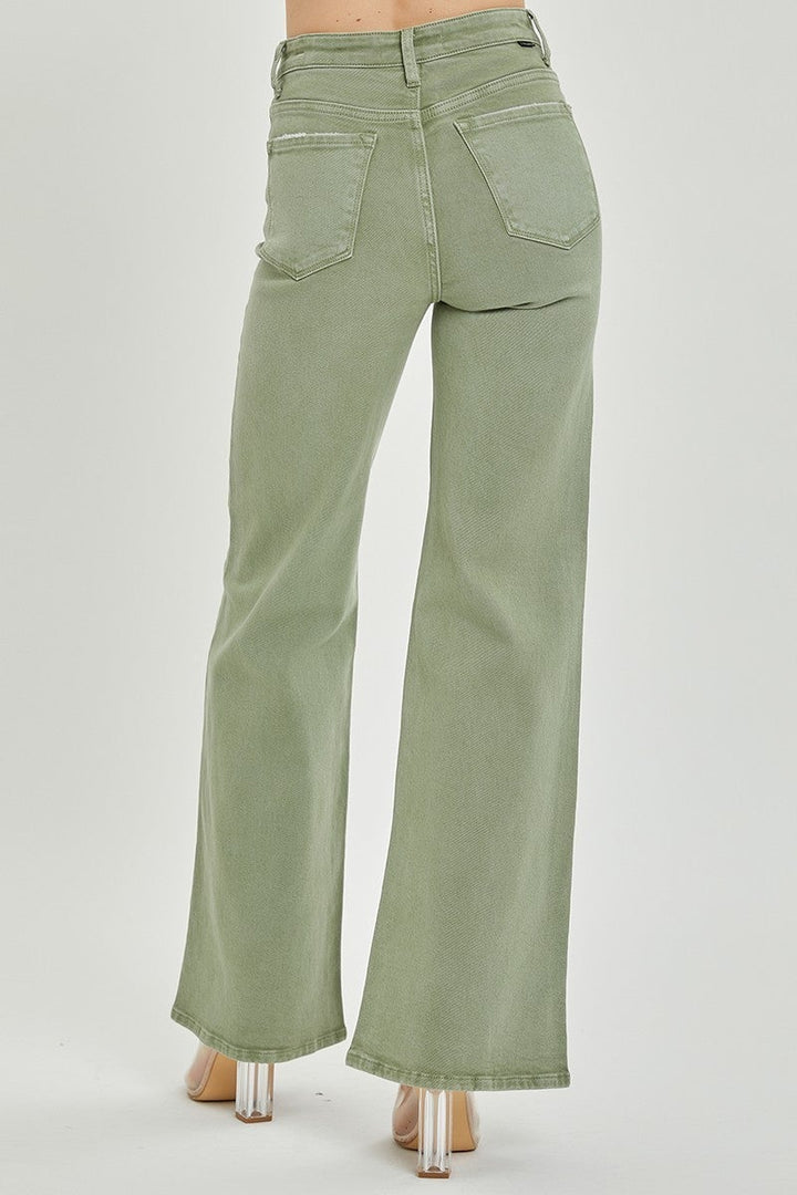 Flap Down Denim Jeans