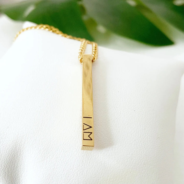 Affirmation Bar Necklace