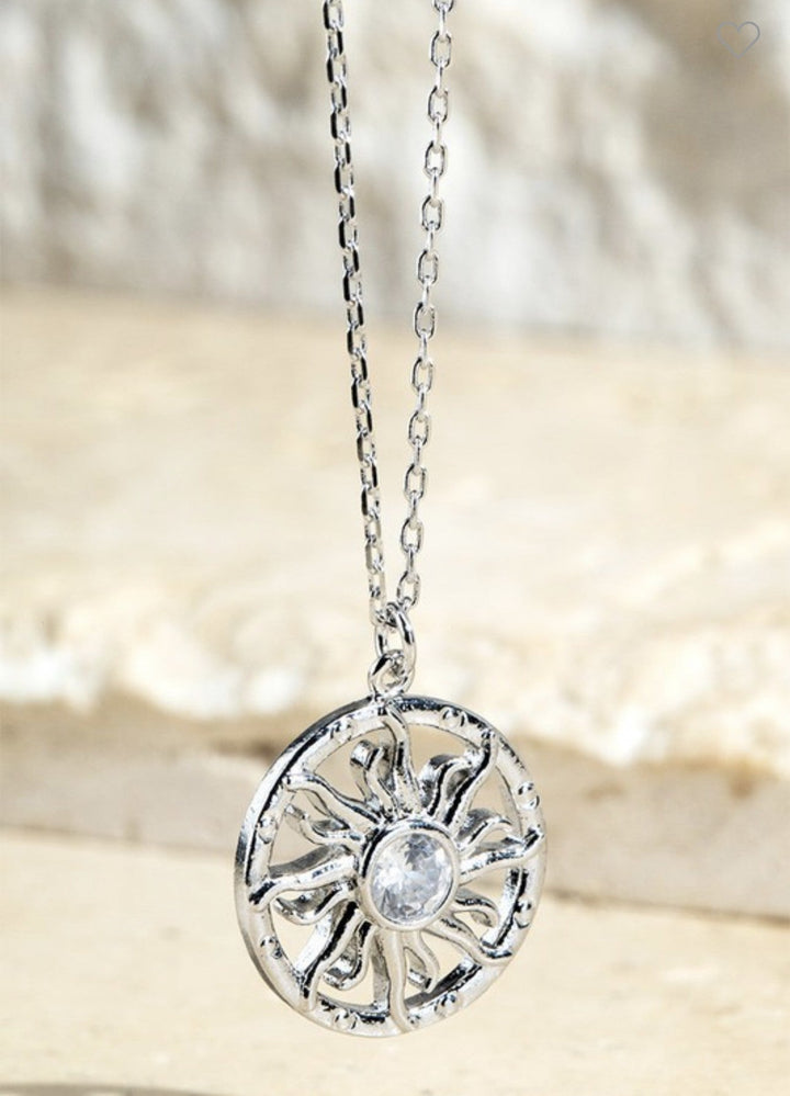 Sun Pendant Necklace