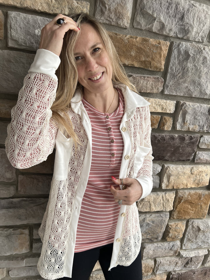 Jacqueline Crochet Shirt